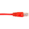 Black Box CAT6 Value Line Patch Cable, Stranded, Red, 4-ft. (1.2-m)