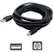 AddOn 6ft USB 2.0 (A) Male to USB 2.0 (B) Male Black Extension Cable