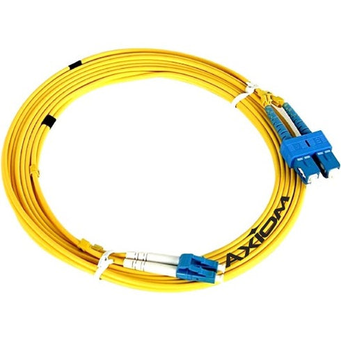 Axiom LC-SC Singlemode Duplex OS2 9-125 Fiber Optic Cable 25m