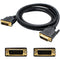 AddOn 5-Pack of 6ft DVI-D Male to Male Black Cables