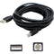AddOn 5-Pack of 6ft USB 2.0 (A) Male to USB 2.0 (B) Male Black Extension Cables