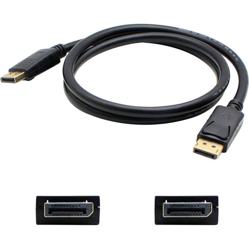 AddOn 10ft DisplayPort Male to Male Black Cable
