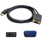 AddOn 3ft DisplayPort Male to VGA Male Black Adapter Cable