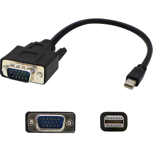 AddOn 3ft Mini-DisplayPort Male to VGA Male Black Adapter Cable
