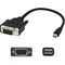 AddOn 3ft Mini-DisplayPort Male to VGA Male Black Adapter Cable