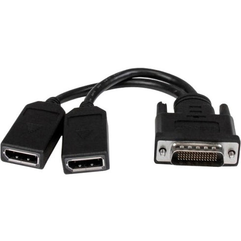 StarTech.com 8in LFH 59 Male to Dual Female DisplayPort DMS 59 Cable