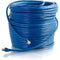 C2G 35ft Cat6 Snagless Solid Shielded Network Patch Cable - Blue