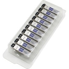 AddOn 10-Pack of Cisco DS-SFP-FC8G-SW Compatible TAA Compliant 2-4-8Gbs Fibre Channel SW SFP+ Transceiver (MMF, 850nm, 150m, LC)