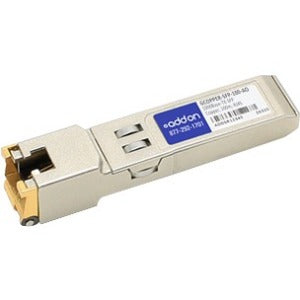 AddOn Sixnet GCOPPER-SFP-100 Compatible TAA Compliant 10-100-1000Base-TX SFP Transceiver (Copper, 100m, RJ-45)