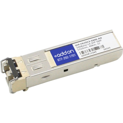 AddOn ZTE SFP-FX-OC3-S40K Compatible TAA Compliant 100Base-LX SFP Transceiver (SMF, 1310nm, 40km, LC)