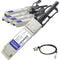 AddOn IBM 49Y7887 Compatible TAA Compliant 40GBase-CU QSFP+ to 4xSFP+ Direct Attach Cable (Passive Twinax, 3m)
