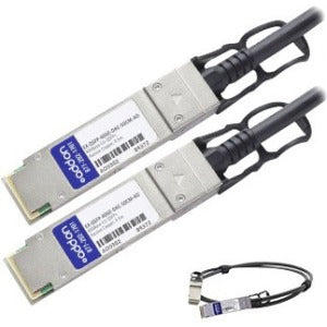 AddOn Juniper Networks EX-QSFP-40GE-DAC-50CM Compatible TAA Compliant 40GBase-CU QSFP+ to QSFP+ Direct Attach Cable (Passive Twinax, 0.5m)