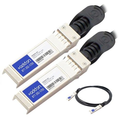 AddOn HP J9283B Compatible 10GBase-CU SFP+ to SFP+ Direct Attach Cable (Passive Twinax, 3m)
