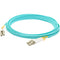 AddOn 50m LC (Male) to LC (Male) Aqua OM4 Duplex Fiber OFNR (Riser-Rated) Patch Cable
