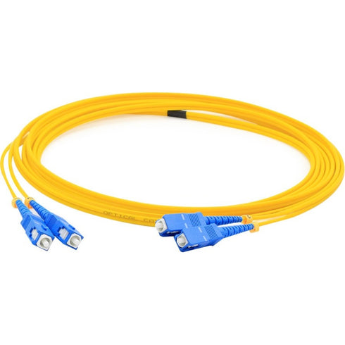 AddOn 2m SC (Male) to SC (Male) Yellow OS1 Duplex Fiber OFNR (Riser-Rated) Patch Cable