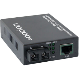 AddOn 10-100-1000Base-TX(RJ-45) to 1000Base-SX(SC) MMF 850nm 550m Media Converter
