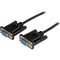 StarTech.com 1m Black DB9 RS232 Serial Null Modem Cable F-F