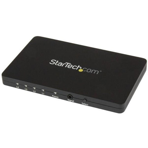 StarTech.com 4-Port HDMI Automatic Video Switch w- Aluminum Housing and MHL Support - 4K 30Hz