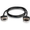 C2G 15ft Serial RS232 DB9 Cable with Low Profile Connectors M-F - In-Wall CMG-Rated