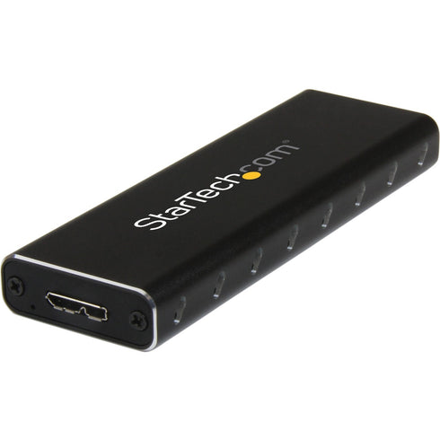 StarTech.com M.2 to SATA SSD Enclosure - USB 3.0 with UASP - External M.2 SSD Enclosure - Aluminum