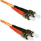 ENET 1M ST-ST Duplex Multimode 62.5-125 OM1 or Better Orange Fiber Patch Cable 1 meter ST-ST Individually Tested