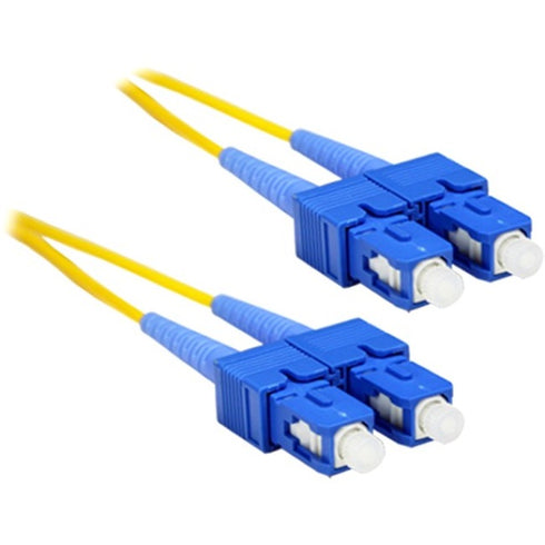 ENET 5M SC-SC Duplex Single-mode 9-125 OS1 or Better Yellow Fiber Patch Cable 5 meter SC-SC Individually Tested