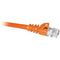 ENET Cat6 Orange 7 Foot Patch Cable with Snagless Molded Boot (UTP) High-Quality Network Patch Cable RJ45 to RJ45 - 7Ft