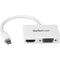 StarTech.com Travel A-V Adapter - 2-in-1 Mini DisplayPort to HDMI or VGA Converter - White