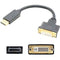 AddOn 8in Lenovo 45J7915 Compatible DisplayPort Male to DVI-I Female Black Adapter Cable (Requires DP++)
