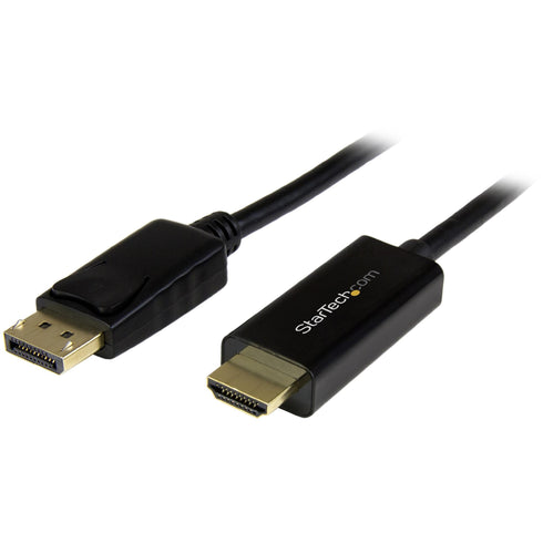 StarTech.com DisplayPort to HDMI Converter Cable - 3 ft (1m) - 4K