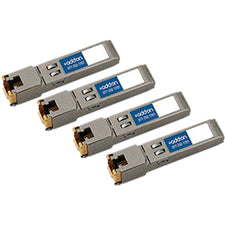 AddOn 4-Pack of Citrix EW3A0000235 Compatible TAA Compliant 10-100-1000Base-TX SFP Transceiver (Copper, 100m, RJ-45)