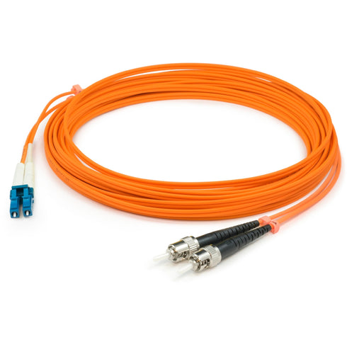 AddOn 2m LC (Male) to ST (Male) Orange OM1 Duplex Fiber OFNR (Riser-Rated) Patch Cable