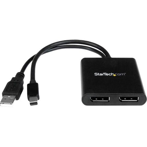 StarTech.com Mini DisplayPort to DisplayPort Multi Monitor Splitter - 2-Port MST Hub - mDP 1.2 to 2x DP MST Hub