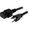 StarTech.com 10 ft Heavy Duty 14 AWG Computer Power Cord - NEMA 5-15P to C19