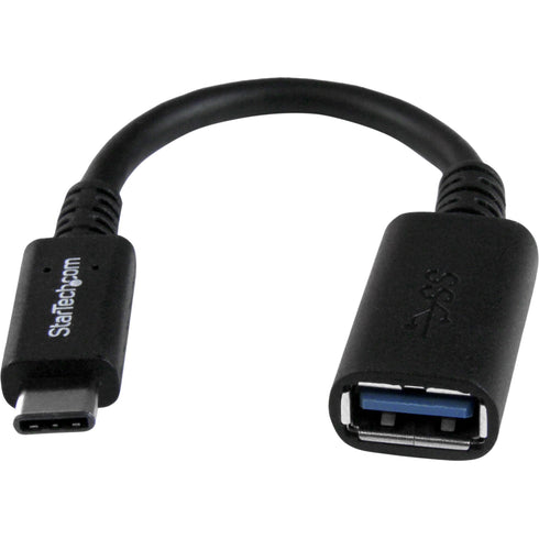 StarTech.com 6in USB C to USB A Adapter Cable M-F - USB 3.0 - USB-IF Certified - USB Type C to A Adapter - Connect to USB C laptops such as Apple MacBook, Chromebook Pixel & more