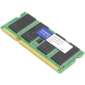 AddOn AA800D2S6-2G x1 Dell A1837309 Compatible 2GB DDR2-800MHz Unbuffered Dual Rank 1.8V 200-pin CL6 SODIMM