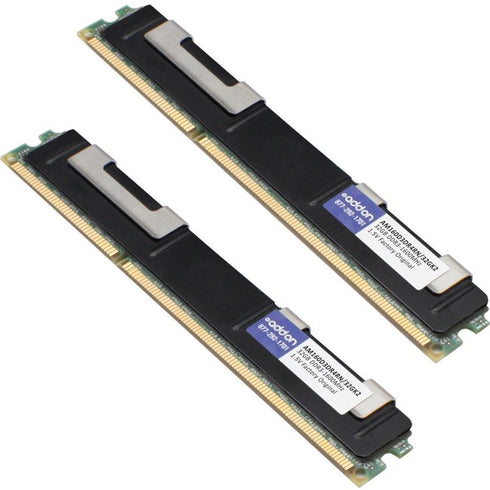 AddOn AM160D3DR4RN-16G x2 JEDEC Standard Factory Original 32GB DDR3-1600MHz Registered ECC Dual Rank x4 1.5V 240-pin CL11 RDIMM