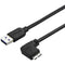 StarTech.com 2m 6 ft Slim Micro USB 3.0 Cable - M-M - USB 3.0 A to Right-Angle Micro USB - USB 3.1 Gen 1 (5 Gbps)