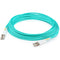 AddOn 5m HP AJ836A Compatible LC (Male) to LC (Male) Aqua OM3 Duplex Fiber OFNR (Riser-Rated) Patch Cable