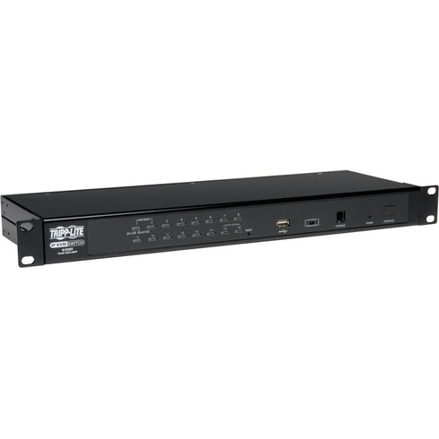 Tripp Lite 16-Port Rackmount KVM Switch w- Built in IP and On Screen Display 1U