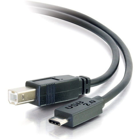 C2G 3ft USB 2.0 USB Type C to USB B Cable M-M - USB C Cable Black
