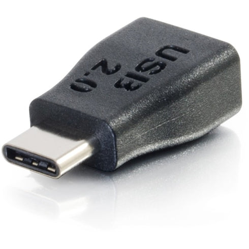 C2G USB 2.0 USB Type C to USB Micro B Adapter M-F - USB C to Phone Black