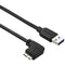 StarTech.com 1m 3 ft Slim Micro USB 3.0 Cable - M-M - USB 3.0 A to Left-Angle Micro USB - USB 3.1 Gen 1 (5 Gbps)