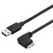StarTech.com 1m 3 ft Slim Micro USB 3.0 Cable - M-M - USB 3.0 A to Right-Angle Micro USB - USB 3.1 Gen 1 (5 Gbps)