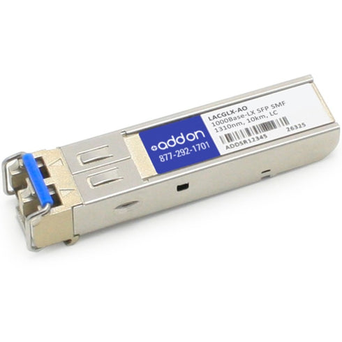 AddOn Linksys LACGLX Compatible TAA Compliant 1000Base-LX SFP Transceiver (SMF, 1310nm, 10km, LC)