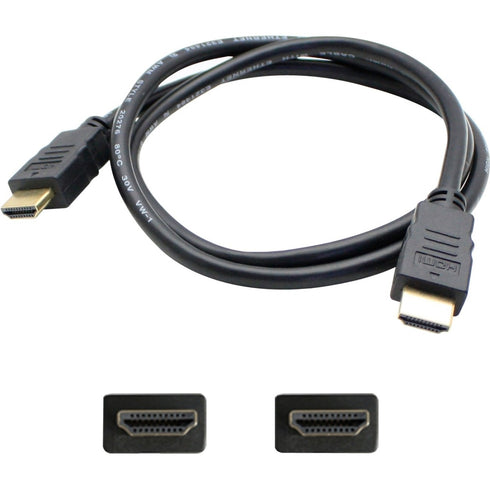AddOn 25ft HDMI Male to Male Black Cable