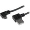 StarTech.com 1m 3 ft Micro-USB Cable with Right-Angled Connectors - M-M - USB A to Micro B Cable