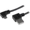StarTech.com 2m 6 ft Micro-USB Cable with Right-Angled Connectors - M-M - USB A to Micro B Cable