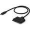 StarTech.com USB C To SATA Adapter - for 2.5" SATA Drives - UASP - External Hard Drive Cable - USB Type C to SATA Adapter