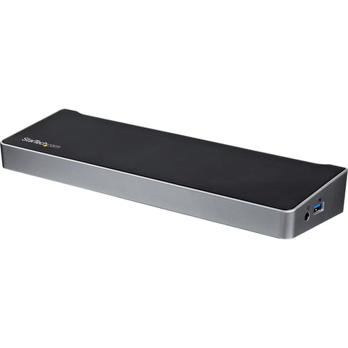 StarTech.com USB 3.0 Triple Monitor Docking Station - Compatible with Windows - macOS - Supports Three Displays - 2 x DisplayPort and HDMI or 4K Ultra HD on a Single Monitor - USB3DOCKH2DP